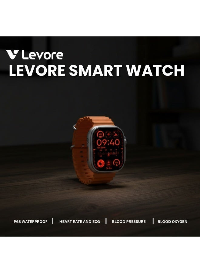 Levore Smart Watch   2.05" Big Screen-Gold - Image 5